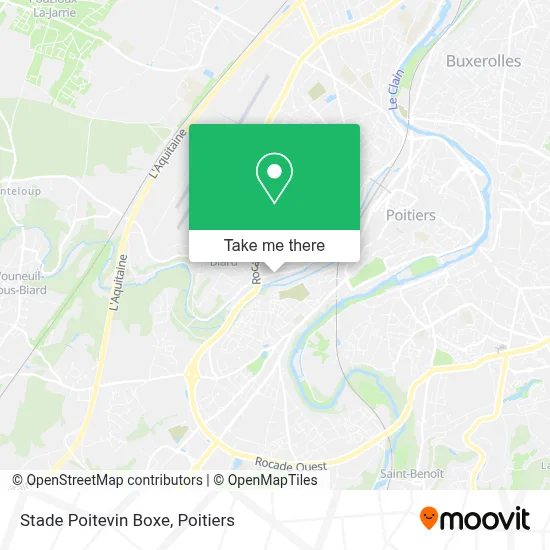 Stade Poitevin Boxe map