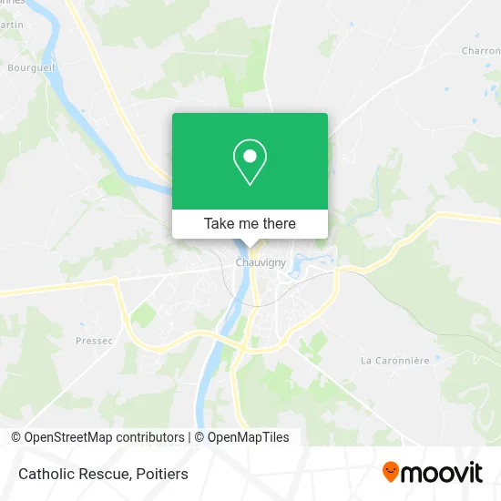 Secours Catholique map