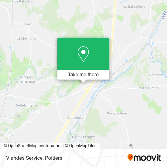 Viandes Service map