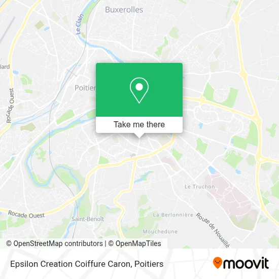 Epsilon Creation Coiffure Caron map