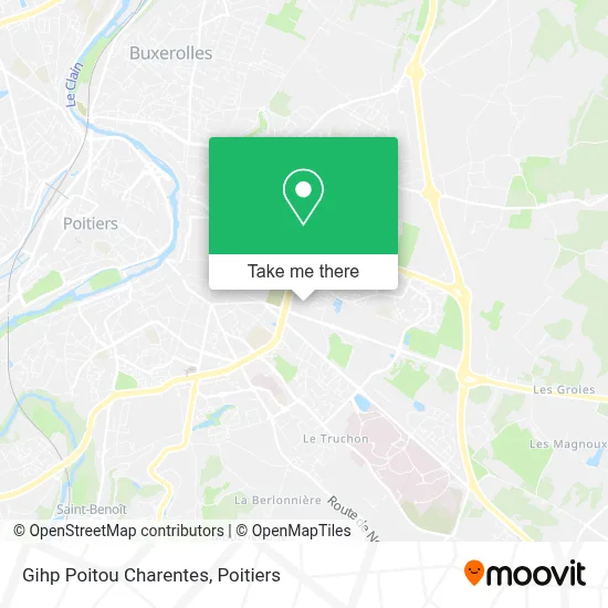 Gihp Poitou Charentes map