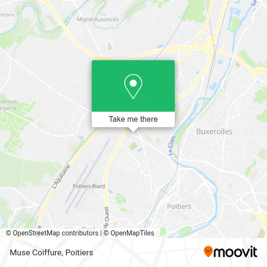 Muse Coiffure map