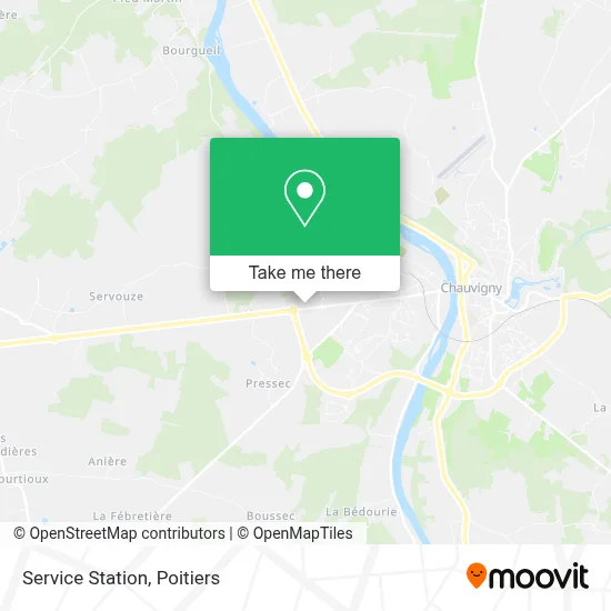Station Service map