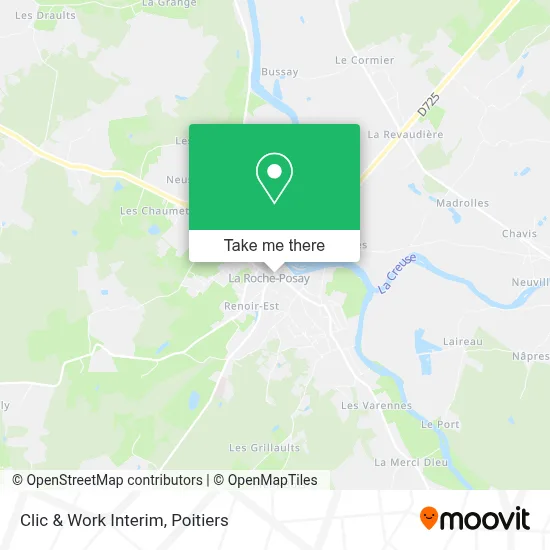Clic & Work Interim map