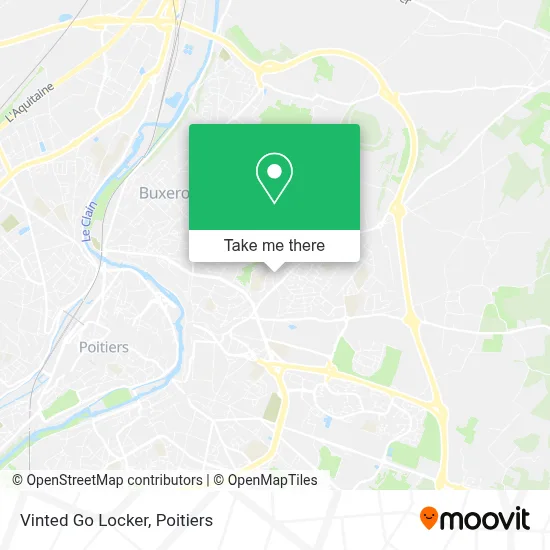 Vinted Go Locker map