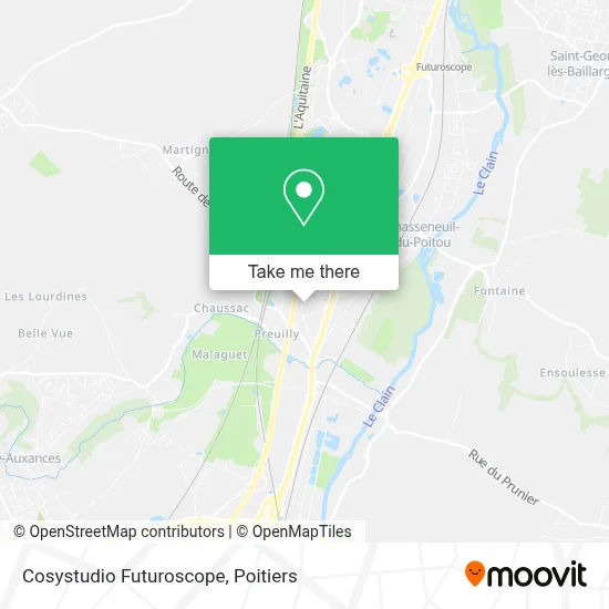 Cosystudio Futuroscope map