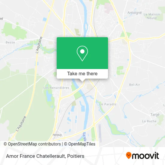 Amor France Chatellerault map