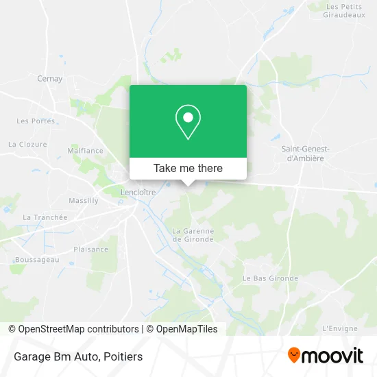Garage Bm Auto map