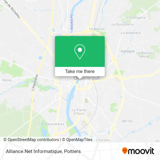 Alliance.Net Informatique map