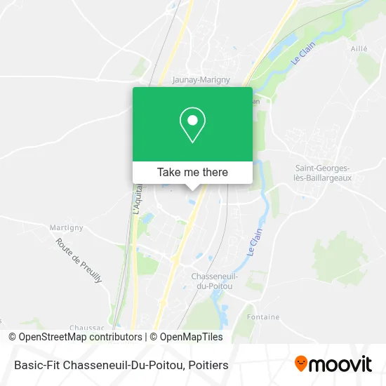 Basic-Fit Chasseneuil-Du-Poitou map