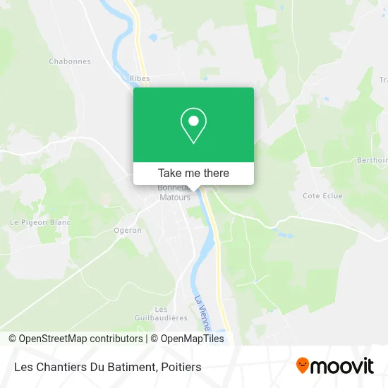 Les Chantiers Du Batiment map