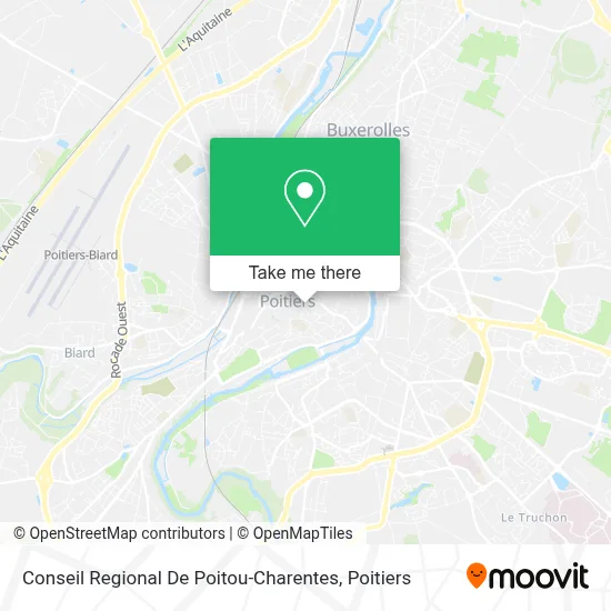 Conseil Regional De Poitou-Charentes map