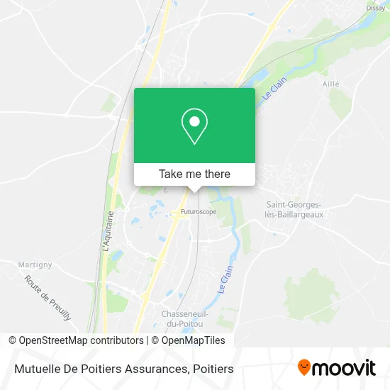 Mutuelle De Poitiers Assurances map