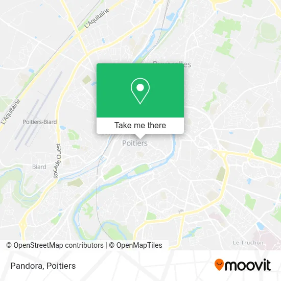 Pandora map
