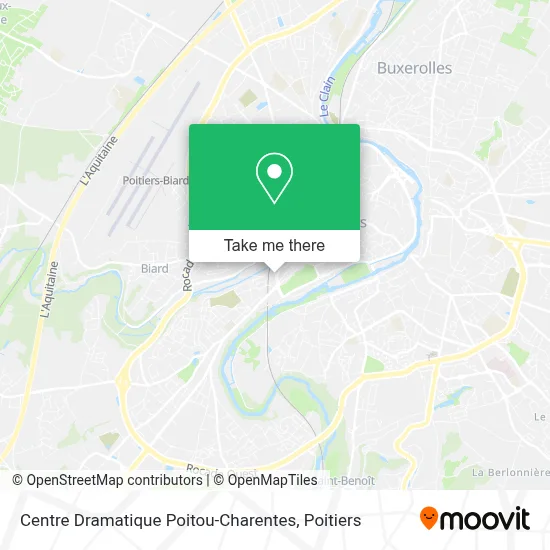 Centre Dramatique Poitou-Charentes map