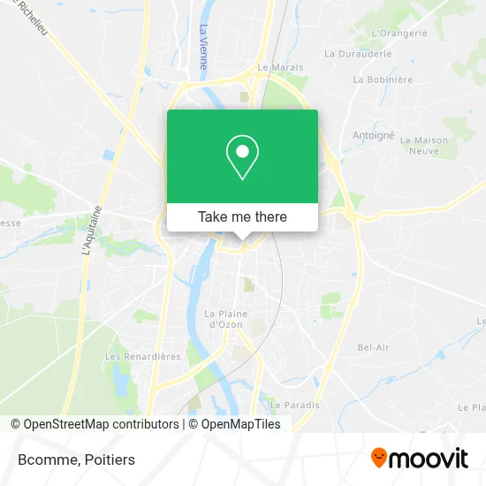Bcomme map