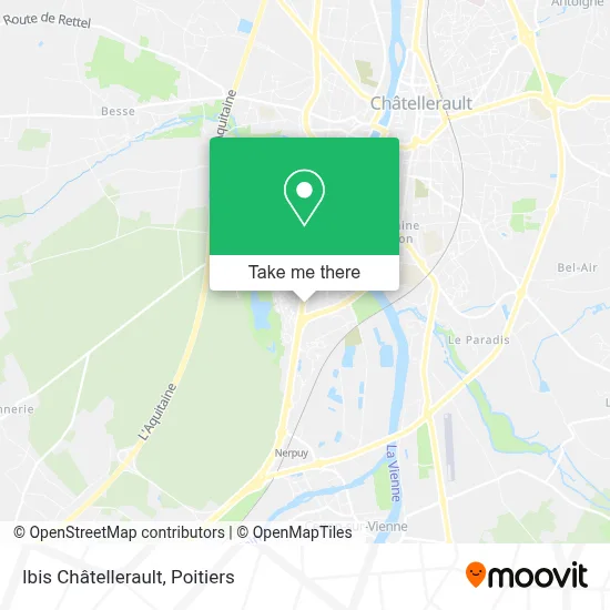 Ibis Châtellerault map