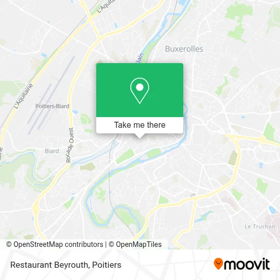 Restaurant Beyrouth map