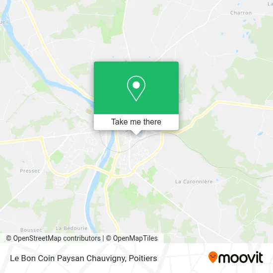 Le Bon Coin Paysan Chauvigny map