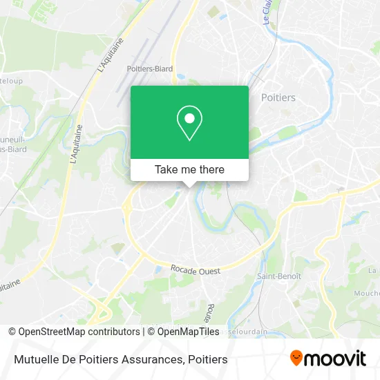 Mutuelle De Poitiers Assurances map