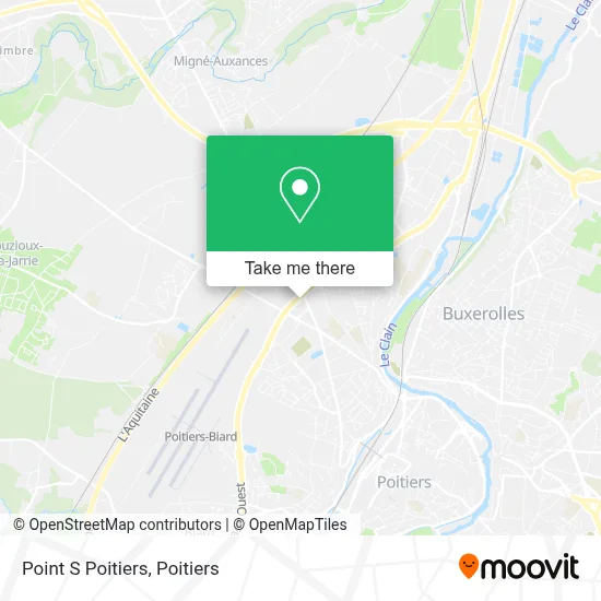 Point S Poitiers map