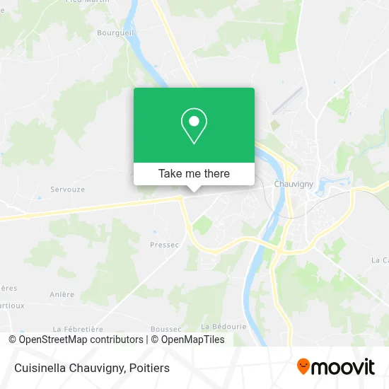 Cuisinella Chauvigny map