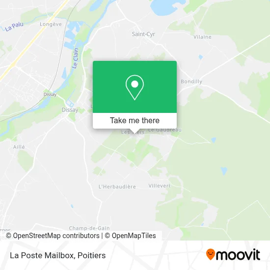La Poste Mailbox map
