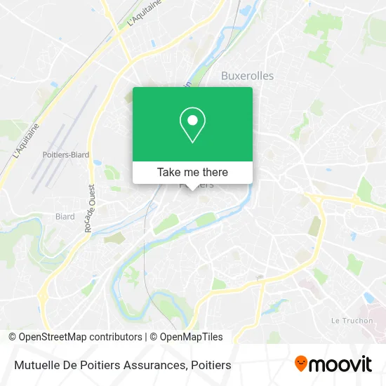 Mutuelle De Poitiers Assurances map