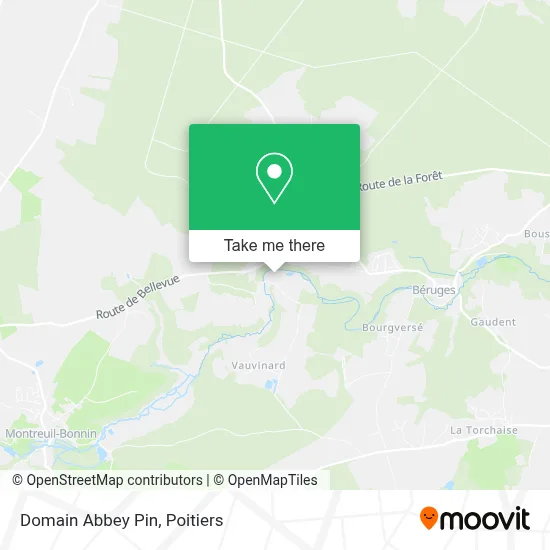 Domain Abbey Pin map