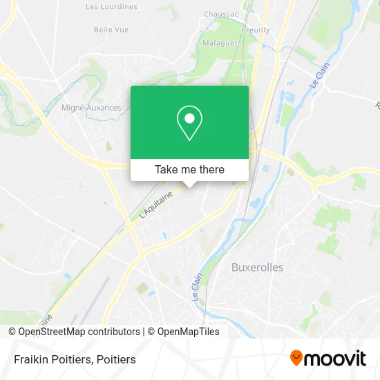 Fraikin Poitiers map