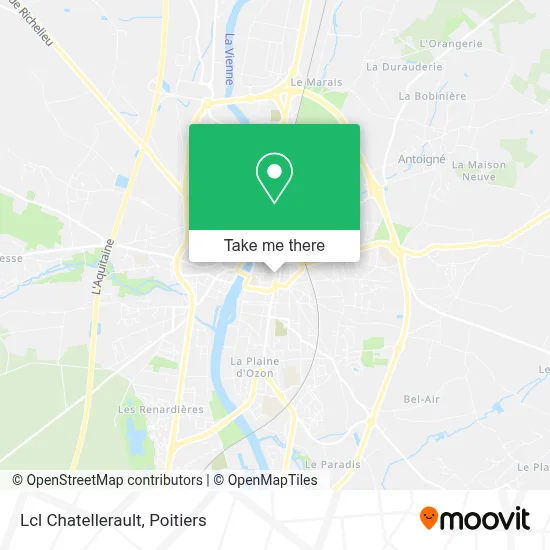 Lcl Chatellerault map