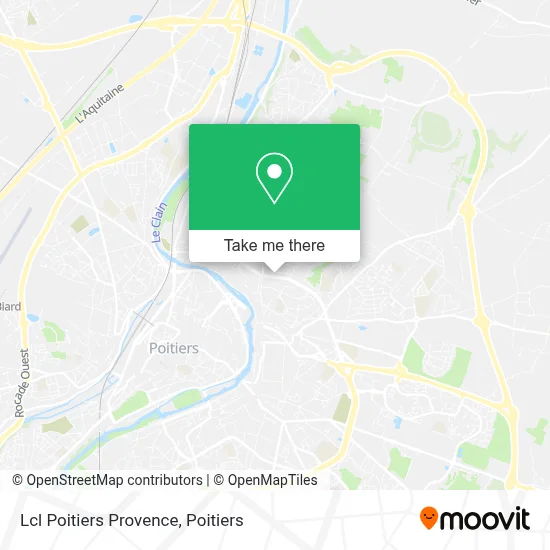 Lcl Poitiers Provence map