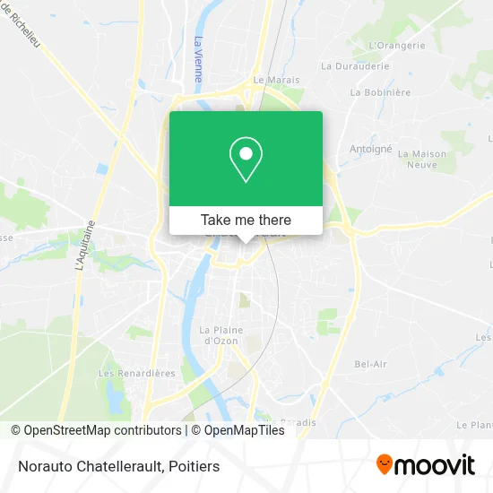 Norauto Chatellerault map