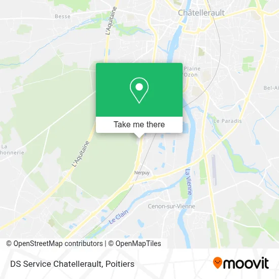 DS Service Chatellerault map