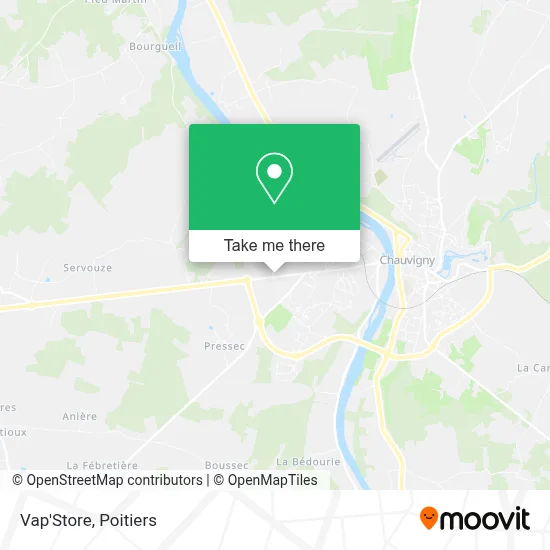 Vap'Store map