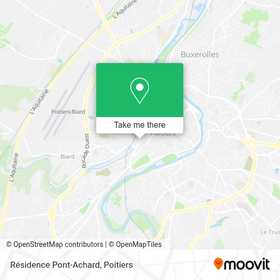 Résidence Pont-Achard map