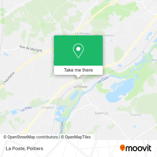 La Poste map