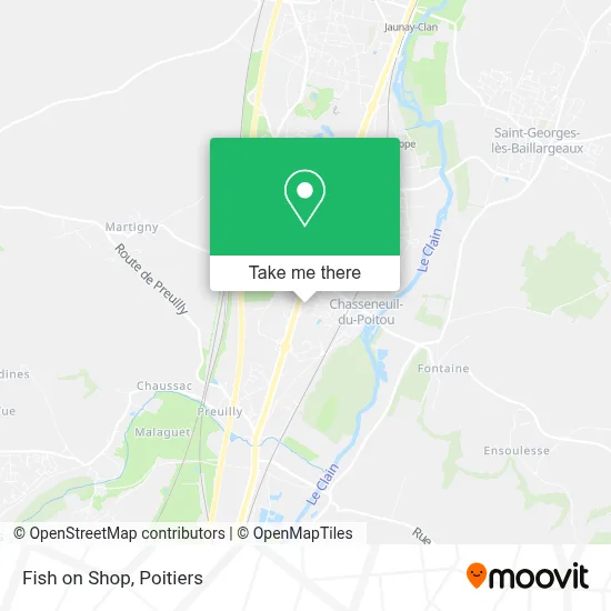 Fish on Shop map