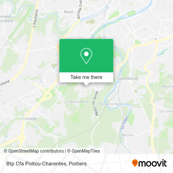 Btp Cfa Poitou-Charentes map