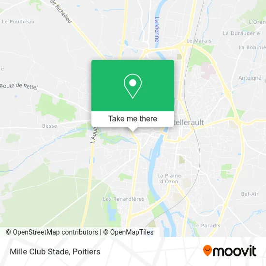 Mille Club Stade map