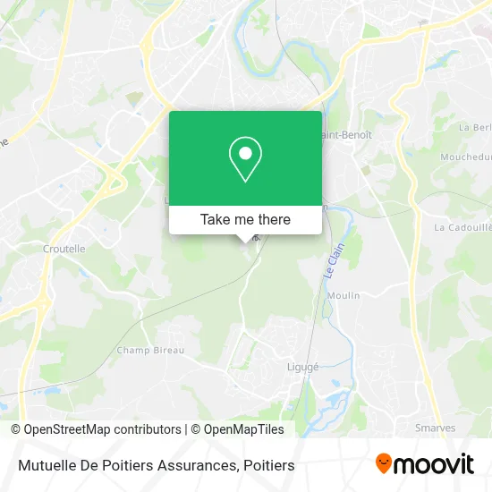 Mutuelle De Poitiers Assurances map