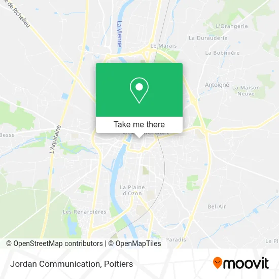 Jordan Communication map