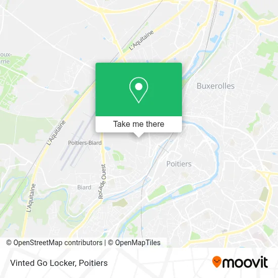 Vinted Go Locker map
