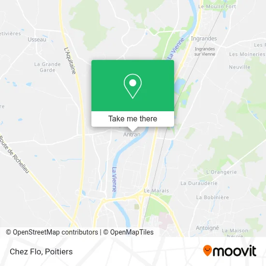 Chez Flo map