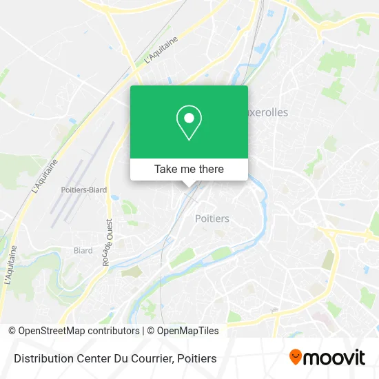 Distribution Center Du Courrier map