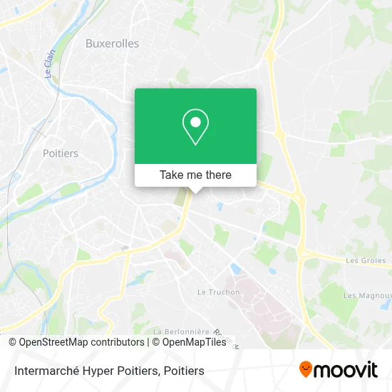 Intermarché Hyper Poitiers map