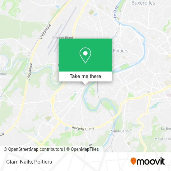 Glam Nails map