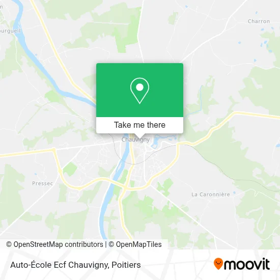 Auto-École Ecf Chauvigny map