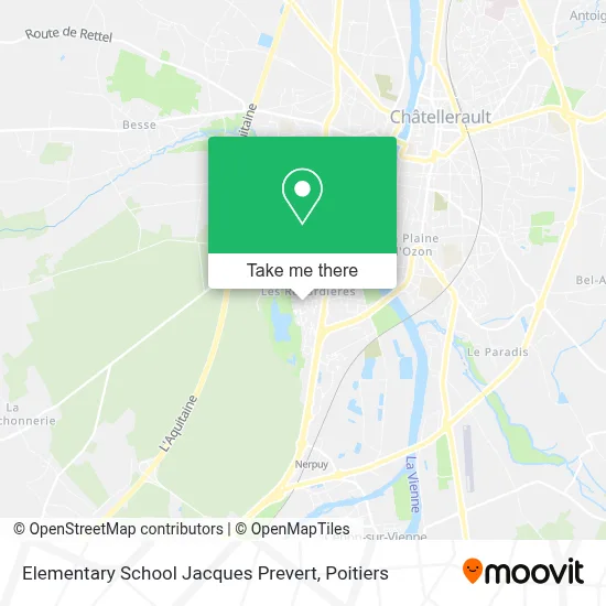 Elementary School Jacques Prevert map