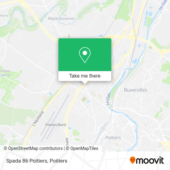 Spada 86 Poitiers map
